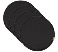 MSNCS Lot de 1/2/4/6 Galettes De Chaise Ronde,Coussin De Chaise Interieur 35x35/40x40/45x45cm,Coussins De Siège Antidérapan,Déhoussable,Coussins De Siège Antidérapan(Color4,4pcs 50cm/19.6inch)