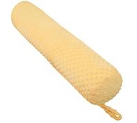 MSNCS Oreiller Cervical en Rouleau, Coton Doux et Creux, Oreillers Cylindriques, Long Traversin Rond,Rouleau d'oreiller de traversin pour Le Cou, Les Genoux, Le canapé, Le Dos(Jaune,60x12cm)