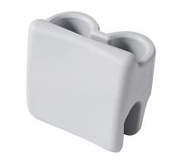 MSpa Appuie-tête et porte-gobelet SPA 2 en 1 B0304063 – Lot de 2 Gris clair