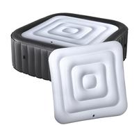 Mspa - Bâche gonflable - 162 cm - Bâche thermique carrée pour jacuzzi - Pour jacuzzi - Pour l'extérieur - 6 personnes