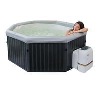 MSpa PureHaven spa gonflable 193x193x76 cm pour 6 personnes autonettoyant incl. cartouches filtrantes et couverture Poids à vide 24 kg