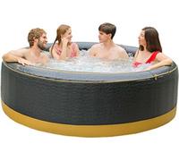 MSpa PureHaven spa gonflable 204x204x70 cm pour 6 personnes autonettoyant incl. cartouches filtrantes et couverture Poids à vide 39 kg