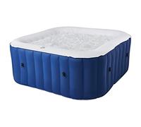 MSPA - Spa Gonflable carré 185cm Lite - 6 Places. Spa Bien-être intérieur et extérieur Chauffant avec Jets massant