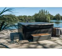 MSpa Spa OSLO PLUS XXL plus grand modèle 2025 incl. LED, WiFi, UVC & OZON - 140 jets d'air // 8 jets d'hydromassage