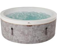 MSpa Whirlpool Cocoon 180 x 180 x 65 cm - Jacuzzi Gonflable 6 Personnes avec 130 Jets d'air, 3 Jets d'eau SyncJet, Chauffage PTC, désinfection UVC+, système Anti-Givre