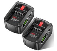 Mspalocell 18V 5.5AH Batterie pour Bosch PBA/PSB/PSR série, AL1880CV AL18815CV AL1830CV, Batterie de Remplacement pour Les Garnitures de Haies, Les Tournevis sans Fil, Les Tournevis à Forage,2 pièces