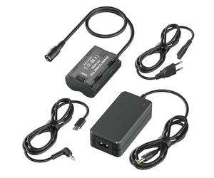 Mspalocell dummy battery NP-W235 avec USB, coupleur DC de remplacement pour appareils photo Fujifilm X-T5 X-T4 X-H2S X-H2 GFX50SII GFX100S VG-XT4 X-S20-4266 Adaptateur d'alimentation batterie factice