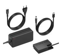 Mspalocell LP-E18/LP-E17 Kit de batterie factice avec adaptateur secteur AC chargeur avec connecteur de batterie pour Canon EOS Rebel SL2 SL3 T6i T6S T7i T8i 200D II 250 X9i