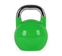 MSPORTS Kettlebell Competition Premium 4-36 kg avec poster d'exercices | Qualité studio professionnelle | Kettlebell de compétition