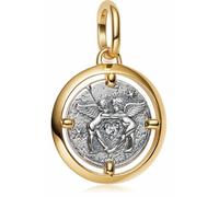 MSPOVOF Médaillon Cupidon Charm, S925 perle en argent sterling, pour bracelets et colliers, pour les femmes cadeau de bijoux
