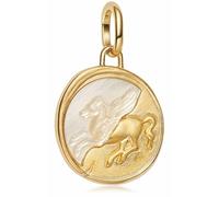 MSPOVOF Médaillon Pégase Charm, S925 perle en argent sterling, pour bracelets et colliers, pour les femmes cadeau de bijoux