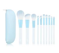 MSQ Start Makers Lot de 10 pinceaux de maquillage professionnels avec étui