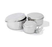 MSR Ensemble de casseroles Alpine – 1 l/2 l/3 l – Acier inoxydable – Import Japon