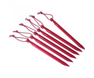 MSR - Groundhog Tent Stakes - 6 x 19 cm - red