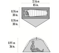 MSR Hubba NX les Meilleurs Tentes Ultra Légers Du Mondo. Imperméable 10.000 MM