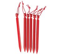 MSR Mini-groundhog Stake Kit (6 Stakes) - Mixte - Rouge - taille Unique- modèle 2023