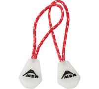 MSR - Night Glow Zipper Pulls - rouge/blanc - tirettes de fermeture éclair
