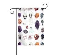 MSRHIUEF Divers masques d'horreur pour décoration de jardin, cour, 30,5 x 45,7 cm d'épaisseur