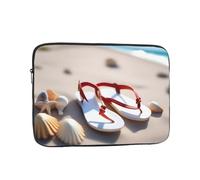 MSRHIUEF Sandals on The Beach Housse de protection pour ordinateur portable - Housse résistante aux chocs pour ordinateur portable de 30,5 cm pour homme et femme, voyage d'affaires, bureau quotidien