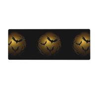 MSRHIUEF Tapis de souris motif chauve-souris dans les épines extra large 30,5 x 80 cm pour l'apprentissage des jeux de bureau