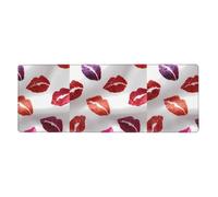 MSRHIUEF The Beauty of Lipstick Marks Tapis de souris extra large 30,5 x 80 cm pour l'apprentissage des jeux au bureau