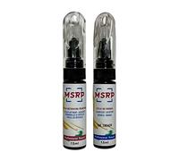 MSRP FRANCE Stylo retouche peinture pour RENAULT KPN Gris Titanium Réparation rayures carrosserie, Kit stylo peinture voiture 15ml, Pointe ultra fine et pinceau intégré