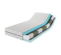 MSS e.K. MedicSpring 2 en 1 à Ressorts ensachés 100x200 | 2 degrés de fermeté en Un Seul Matelas H4 / H5 Matelas à Ressorts | Ergonomiquement conçu et fabriqué en Allemagne 7 Zones Certifié Oeko-TEX