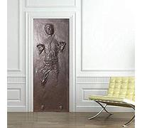 MSSDEBZ Autocollant De Porte 3D Stickers Muraux Auto-Adhésif Han Solo Carbonite Decal Home Design Commande Personnalisée-95x215cm/38x86In