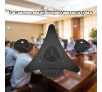 MST-X3 EX Microphone de conférence USB haut-parleur avec 2 micros étendus 8 m prise en charge audio à 360 ¡ã Skype MSN QQ pour ordinateur téléphone portable