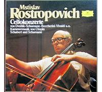 Mstislav Rostropovich - CELLOKONZERTE von Dvorak, Schumann, Boccherini, Vivaldi u.a. & Kammermusik von Chopin, Schubert und Schumann [Vinyl Schallplatte] [5 LP Box-Set]