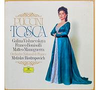 Mstislav Rostropovich & Orchestre National de France / Galina Vishnevskaya / Franco Bonisolli / Matteo Manuguerra / Antonio Zerbini u.a. - Puccini: Tosca (Gesamtaufnahme, italienisch) [Vinyl Schallplatte] [2 LP Box-Set]