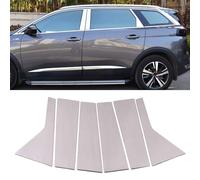 MSTMAZZ Autocollant de Pilier Central pour Peugeot 5008 2017 2018 2019, Fenêtre Latérale de Voiture Bordure de Pilier Porte, BC Colonne Centrale PC Fenêtre Revêtement D'habillage