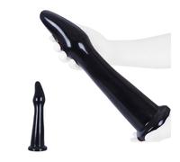 MSTMAZZ Gode Réaliste en PVC Extra Long Plug Anal Géant avec Ventouse Dilatateur D'anus Masseur de Prostate Entraîneur Anal Gode Anal Jouet Sexuel Erotique pour Hommes Femmes, Chair, XXL