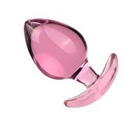 MSTMAZZ Plug Anal en Verre Super Grand Gode XXL Massage de la Prostate Boule Anale Dilatateur énorme Plug Anal en Verre Transparent Perles Anales Jouets Sexuels Anaux pour Femmes Hommes Gays