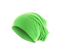 MSTRDS Bonnet 'Beanie' vert fluo, Taille 55-60