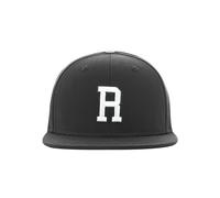 MSTRDS Letter Snapback R Casquette de Baseball, R Noir, M/L Mixte