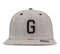 Mstrds Lettre Casquette Snapback Heather Grey Taille Unique de Baseball Stick