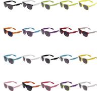 MSTRDS Sonnenbrille Nerd-Brille Retro Hornbrille Groove Shades GStwo 10225, couleur:jaune, taille:taille unique