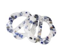MSTZA - Boucle d'angle en résine 2.5/3cm, 10 pièces, Boucle de Ceinture en résine, écharpe en Soie, Clip d'anneau, Boucle de Taille, Clips de Cravate pour t-Shirt pour Femmes, Bricolage