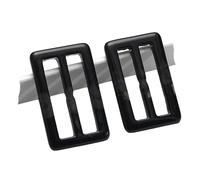 MSTZA Café 10 pièces 3/4/5 cm Boucle de Ceinture en résine Foulard en Soie Anneau Clip Boucle de Taille T-Shirt Pinces à Cravate pour Femmes Bricolage vêtements Coupe-Vent Boucle d'angle