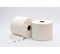 MSU Lot de 2 rouleaux de papier essuie-mains industriel lisse