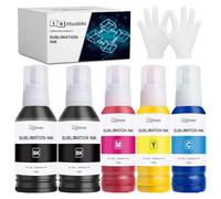 Msudoku Lot de 5 Sublimation Compatible pour imprimante E104 E102