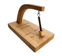 MSUIINT Décision Maker, balancez le pendule standard et trouvez la réponse à votre question, sélecteur magnétique oscillant créatif en bois, choisissez le meilleur cadeau pour les troubles de la difficulté