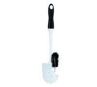 MSV 100107 Brosse WC avec Goupillon Plastique Blanc 38 x 12 x 8 cm