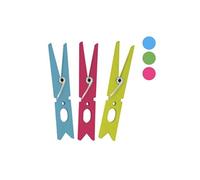 MSV Lot de 10 Pinces à Linge Plastique Incassables