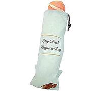 MSV 110247 Sac de Conservation pour Baguette Coton/Polyester Blanc/Rouge/Noir 68 x 20 x 2 cm