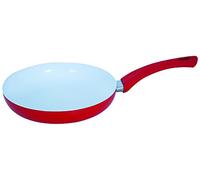 MSV 110498 Poêle pour Tous Feux Aluminium/Céramique/Silicone Rouge/Blanc Diamètre 26 cm