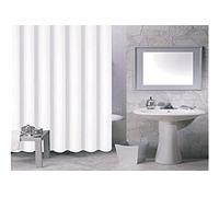 MSV 140030 Rideau de Douche PVA Blanc 200 x 18 x 1 cm