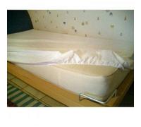 MSV 140070 Protège Matelas Anti-Allergies pour 2 Personne Polypropylène Blanc 140 x 190 x 25 cm