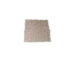 MSV 140180 Galet Tapis de Bain Acrylique + Latex Saumon 54 x 54 x 0,1 cm